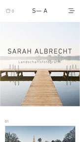 Fotografie website templates – Landschaftsfotogaf