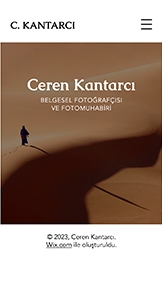 Fotoğrafçılık website templates – Foto muhabiri