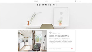 Templates de sites web Mode et Beauté - Blog et podcast de design