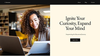 Online Education website templates - Education Blog (Professional)