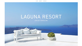 Oteller ve Pansiyonlar site şablonları - Resort