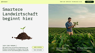 Alle t Website-Vorlagen - Agritech-Unternehmen (Business)