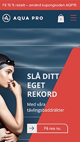 Webshop website templates – Baddräktsbutik