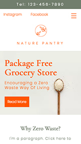 Mẫu trang web Đồ ăn và Thức uống – Cửa hàng tạp hóa