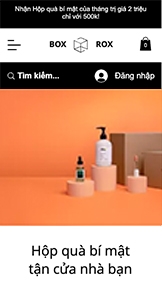 Mẫu trang web Làm đẹp và Sức khỏe – Công ty bán hộp bí mật 