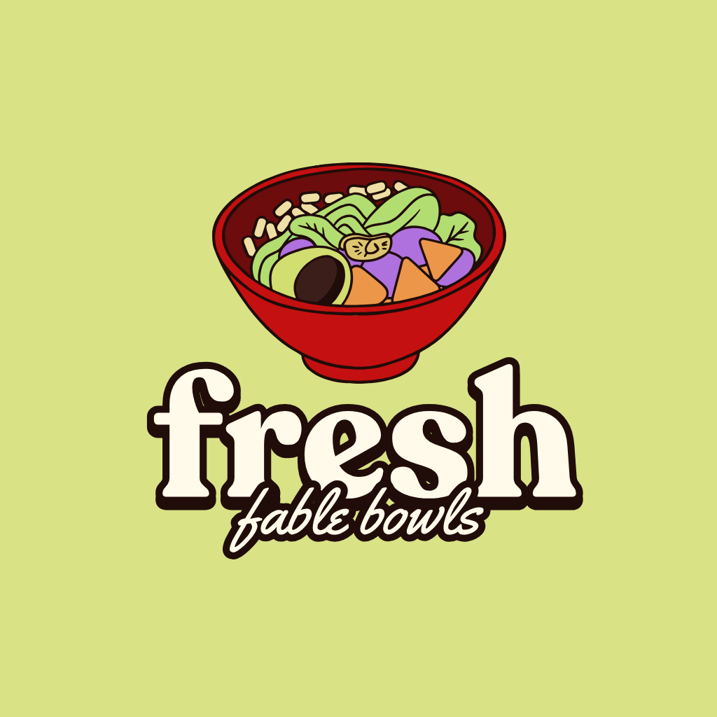 Organic Colorful Food Logo