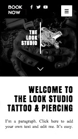 Mẫu trang web Nghệ thuật sáng tạo – CH xăm hình