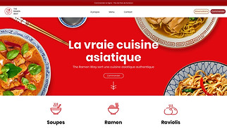 Templates de sites web Tous - Restaurant asiatique