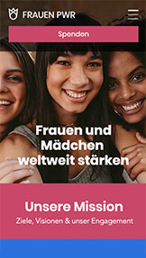 Alle website templates – NGO für Frauenrechte