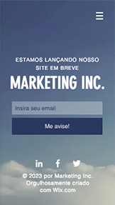 Templates de Landing Pages - Em Breve - Landing Page