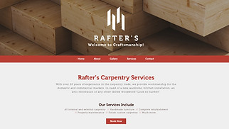 Portfolio & CV website templates - Carpenter