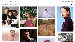 Mode en stijl website templates - Modefotografen 