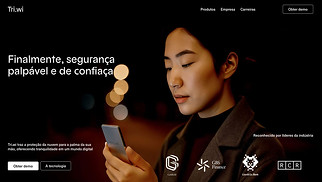 Templates de Negócios - Empresa de cibersegurança (escuro)