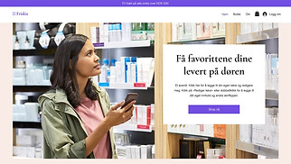 Nettsidemaler innen eCommerce - Apotek 