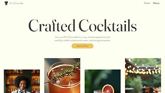 Bar & Club website templates - Bar (Warm)