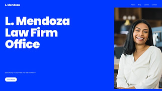 Law website templates - Law Firm (Bold)