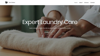 Industrial website templates - Laundry Service (Neutral)