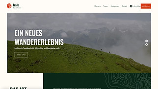 Reisen & Tourismus Website-Vorlagen - Anbieter von Abenteuer-Touren 