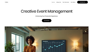 All website templates - Production Consulting Firm (Professional)