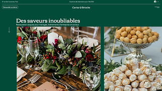 Templates de sites web Gastronomie et traiteurs - Traiteur