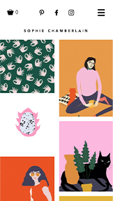 Templates de site web pour Portfolio et CV - Illustrateur