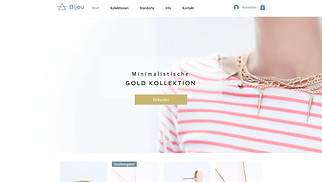 Stil & Mode Website-Vorlagen - Shop für Schmuck