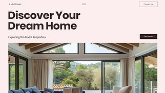Real Estate website templates - Real Estate Landing Page (Modern)