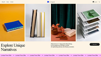 Books & Publishers website templates - Ecom Book Shop (Modern)