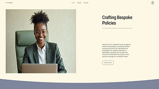 Finance website templates - Insurance Agency (Professional)