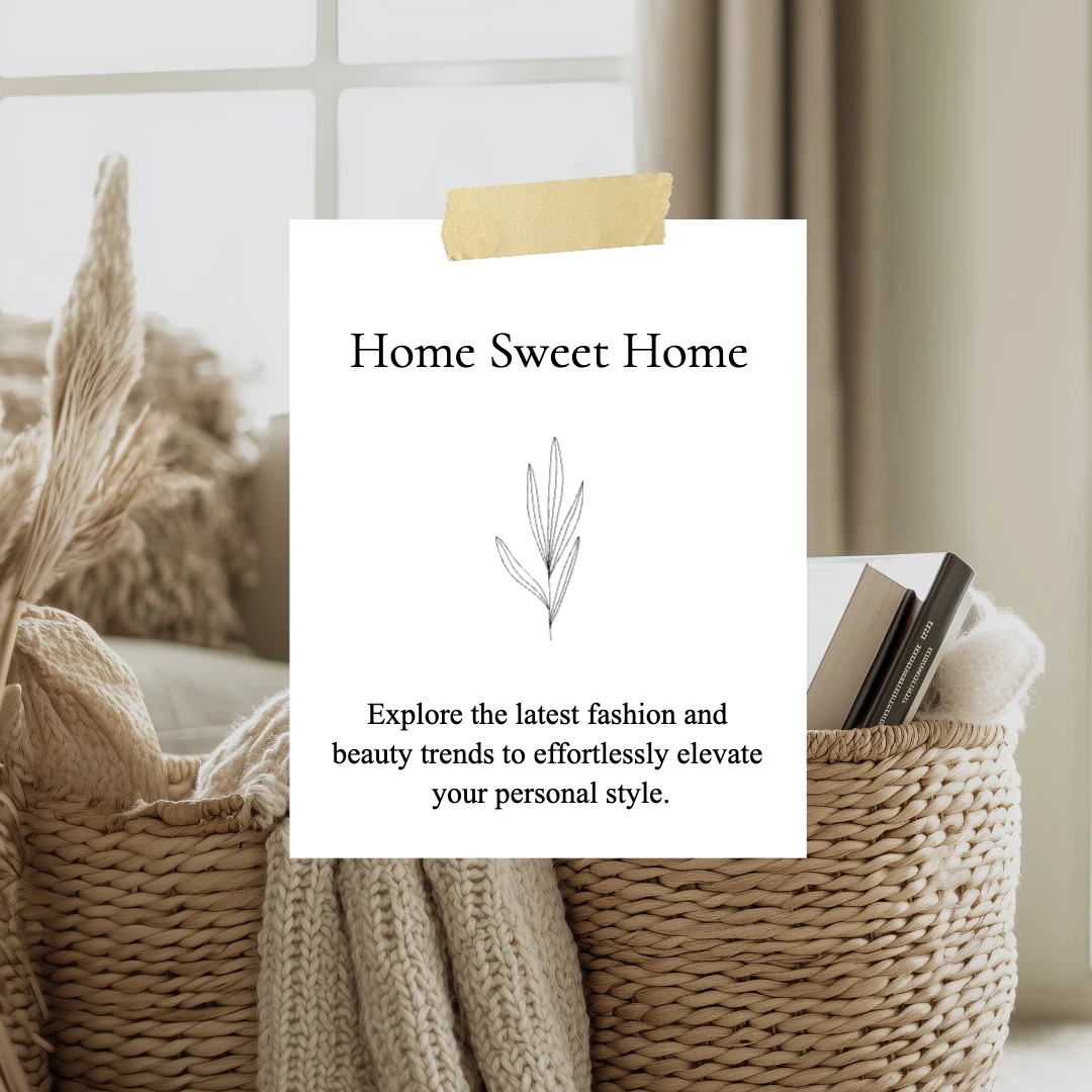 Minimalist Vintage Clean Home & Lifestyle Facebook Post