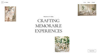 Event Production website templates - Event Designer (Modern)