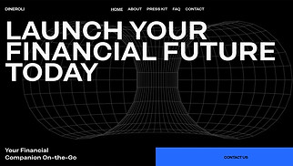 Consulting & Coaching website templates - Financial Consulting Company (Solid)