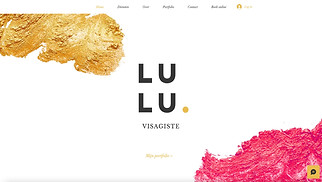 Beauty en haar website templates - Visagisten