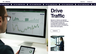 Marketing & Advertising website templates - Affiliate Marketing Portfolio (Modern)