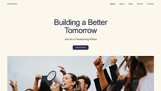Politics website templates - Political Campaign Event (Corporate)
