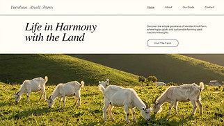 Webové šablony pro Všechny – Goat Farm (Natural)