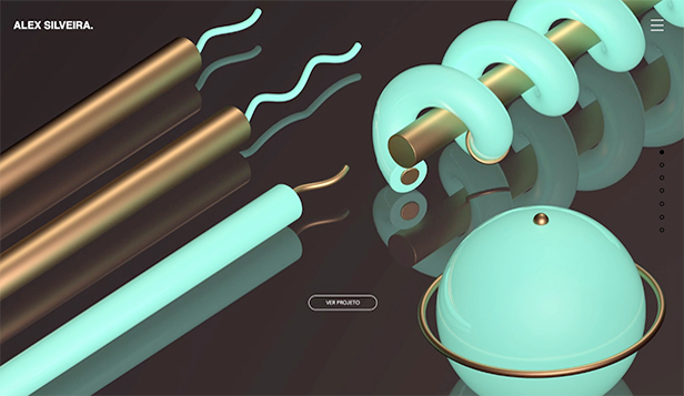 Design website templates – Portfólio de Designer 3D