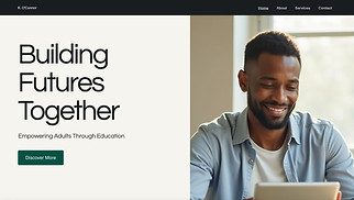 Education website templates - Adult Education School (Professional)