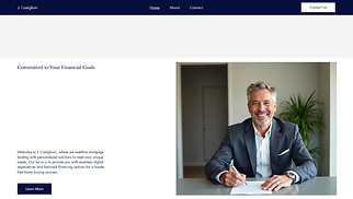 Real Estate website templates - Mortgage Lender (Professional)