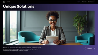  website templates - Startup Consulting Company (Techy)