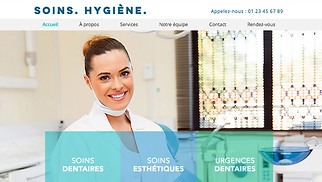 Templates de sites web Santé - Dentiste