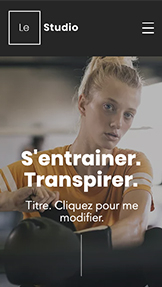 Templates de site web pour Santé et bien-être - Centre Fitness 