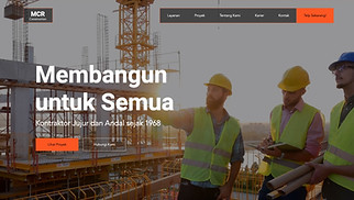 Template situs web Services & Maintenance – Perusahaan Konstruksi