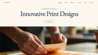  website templates - Printing Service (Clean)