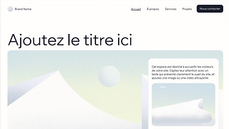 Templates de sites web Tout - Mise en page moderne
