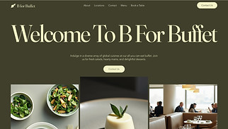 Restaurant website templates - Buffet Restaurant (Tropical)