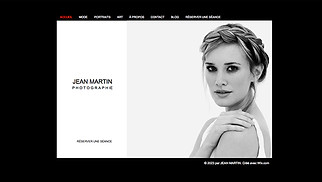 Templates de sites web Portraits et Événements -  Studio Photo
