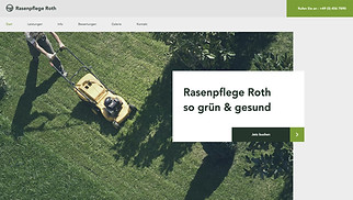 Dienstleistungen Website-Vorlagen - Landschaftsbauer