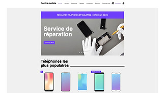 Templates de sites web Électronique - Boutique d'accessoires de téléphones portables