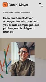 Mẫu trang web Nghệ thuật văn học – Copywriter